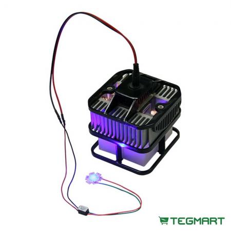 Candle (Tealight) Powered TEG with Optional LED light